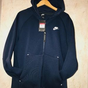 Nike tech full zip hoody Navy Blue